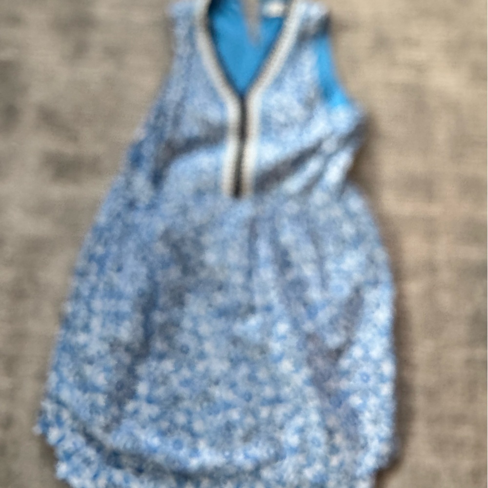 Vineyard Vines Blue Patterned girls dress